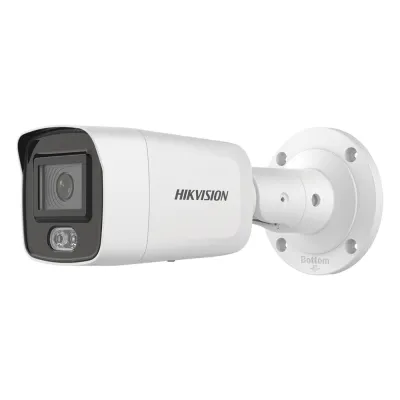 Bala IP 4 Megapixel / Imagen a Color 24/7 (ColorVu) / Lente 2.8 mm / Luz Blanca 40 mts / Exterior IP67 / WDR 130 dB / Audio y Alarma I/O / Captura Facial / ONVIF / Micro SD