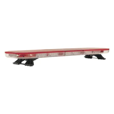Barra de luces LED de 47", 108 LED, con control de tráfico en color ámbar, dual color rojo/claro, ideal para equipar ambulancias y unidades de bomberos