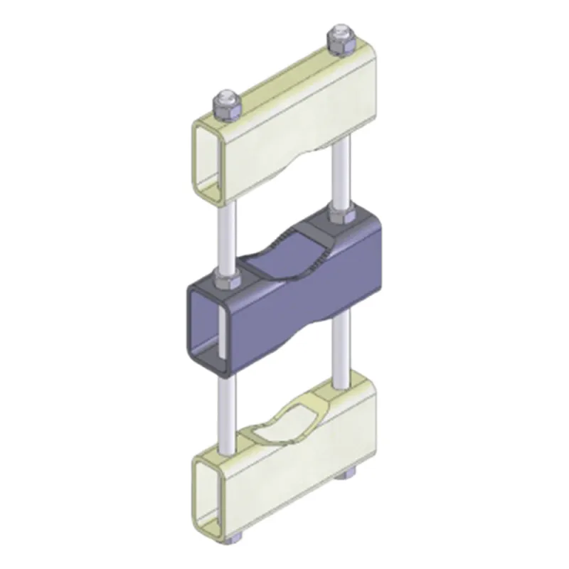 Herraje Sencillo de Montaje para Antenas de 6.0 a 11.43 cm de Diámetro, Acero al Carbón Galvanizado en Caliente.