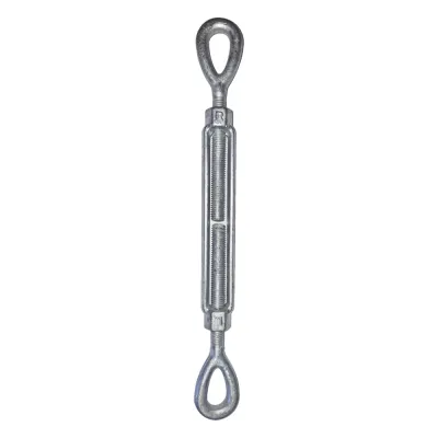 Tensor de 1/2" x 6" Acero Forjado OJO-OJO Galv. Inmersión en Caliente (Carga Max. 2200 Kg).