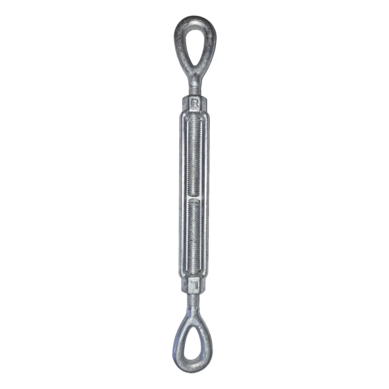 Tensor de 1/2" x 6" Acero Forjado OJO-OJO Galv. Inmersión en Caliente (Carga Max. 2200 Kg).
