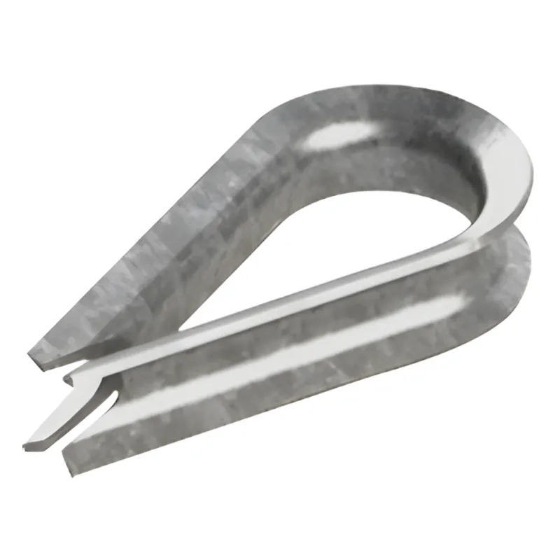 Cuello/ Guardacabo/ Rozadera para Cable de 1/4" de Acero Galv. por Inmersión.