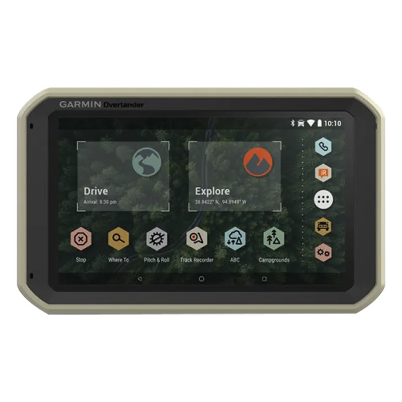 Navegador Overlander, pantalla táctil de 7 pulgadas bajo Estándar Militar 810