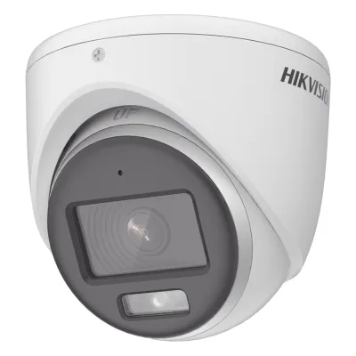 [ColorVu] Turret TURBOHD 3K (5 Megapixel) / Micrófono Integrado / Lente 3.6 mm / Imagen a Color 24/7 / 40 mts Luz Blanca / Exterior IP67 / dWDR / 4 Tecnologías