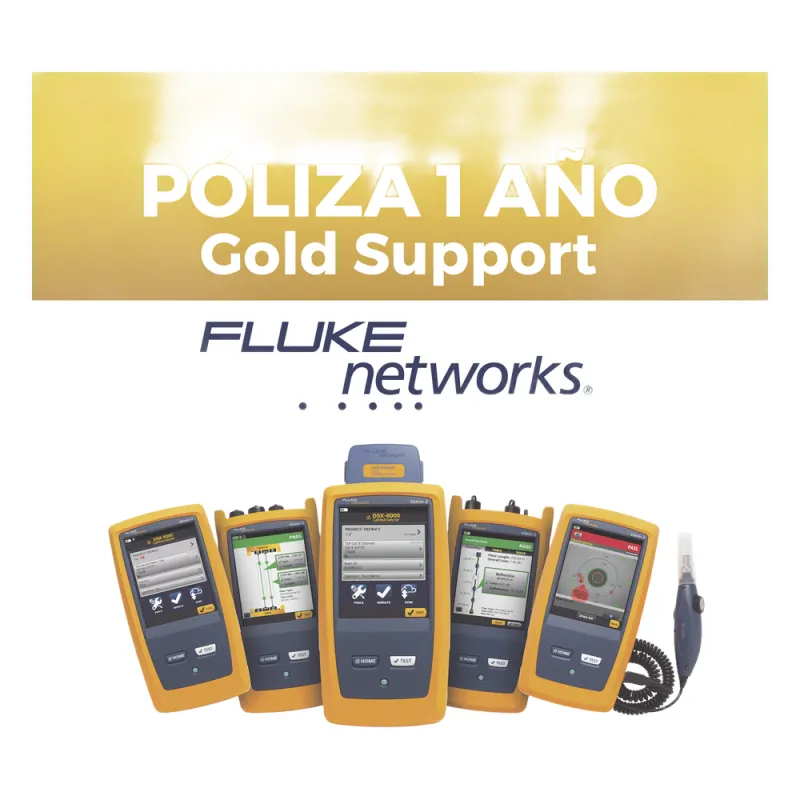 Poliza de 1 Año de Soporte Gold para Certificador DSX2-8000INT