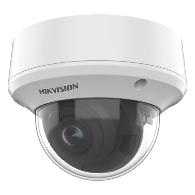 Domo TURBOHD 5 Megapixel / Lente Motorizado 2.7 - 13.5 mm / IR EXIR 40 mts / TVI-AHD-CVI-CVBS / IK10 / IP67 / dWDR / 12 Vcc / 24 VCA