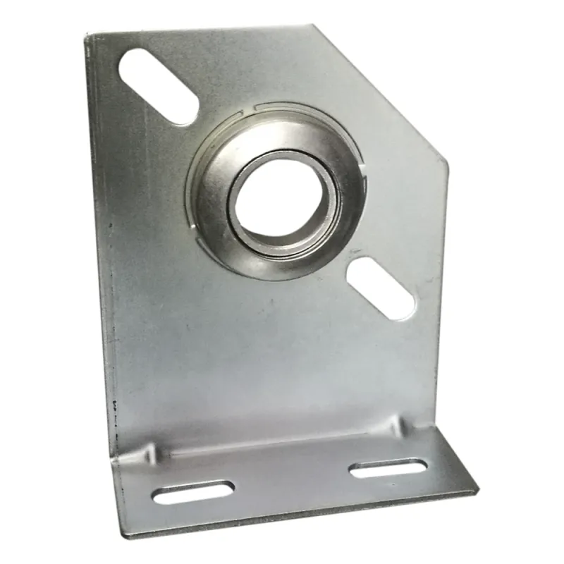 Soporte balero central para puertas de garage.