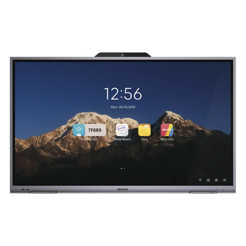 Pantalla Interactiva Touch de 65" Android 8.0 / Cámara Web 8 MP / Resolución 4K / Bocinas Integradas / Entradas HDMI y VGA / Incluye 2 Lápices para Escribir