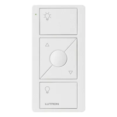 Control remoto inalámbrico Pico de 3 botones con subir/bajar de intensidad, para atenuadores Caseta y RA2