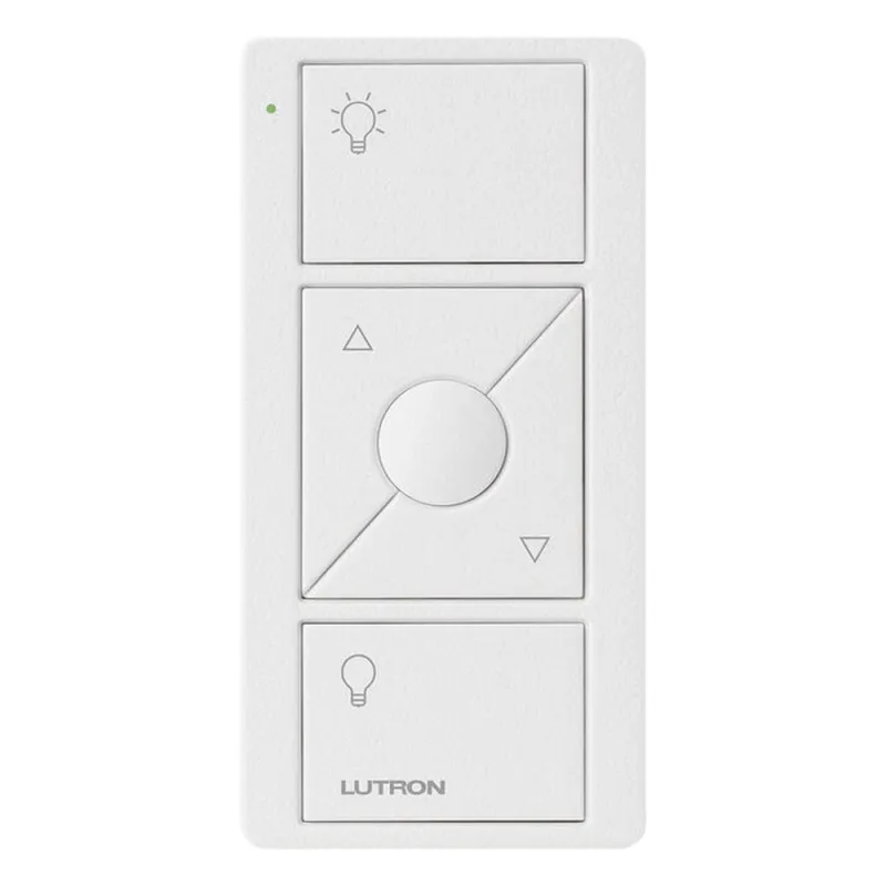 Control remoto inalámbrico Pico de 3 botones con subir/bajar de intensidad, para atenuadores Caseta y RA2