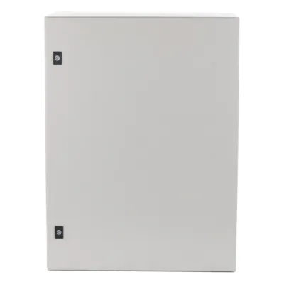 Gabinete de Acero, Nema 4 -IP 65 de 60 x 80 x 30 cm con Platina.