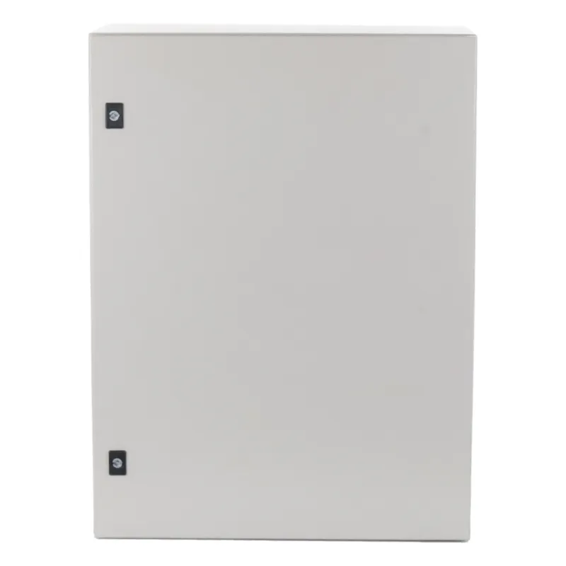 Gabinete de Acero, Nema 4 -IP 65 de 60 x 80 x 30 cm con Platina.