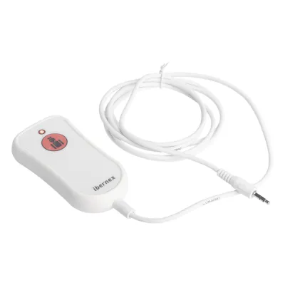 Pulsador de Llamada para Paciente Encamado — Botón Braille, Resistente a Líquidos y Fácil de Localizar en la Oscuridad