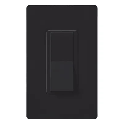 Interruptor de 4 vías 15 A, 120/277 V, para cargas generales y motores, color negro