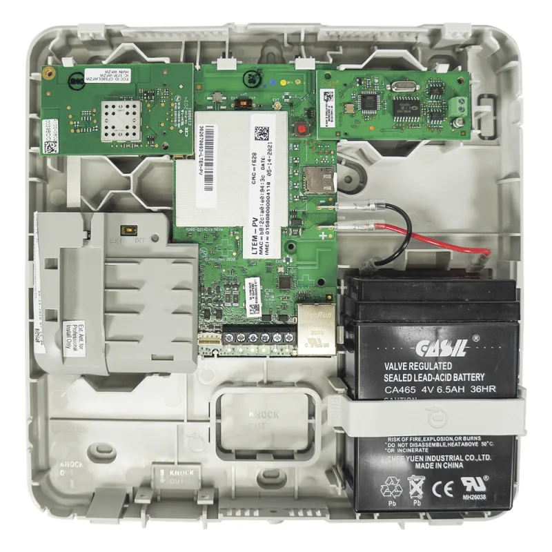 Comunicador de alarmas LTE Cat-M1 y Ethernet para paneles VISTA, DSC e Interlogix