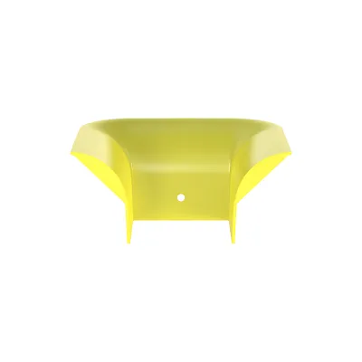 Accesorio de Control de Radio de Curvatura, Para Bajadas de Cable con Canaletas FiberRunner 4x4, Color Amarillo