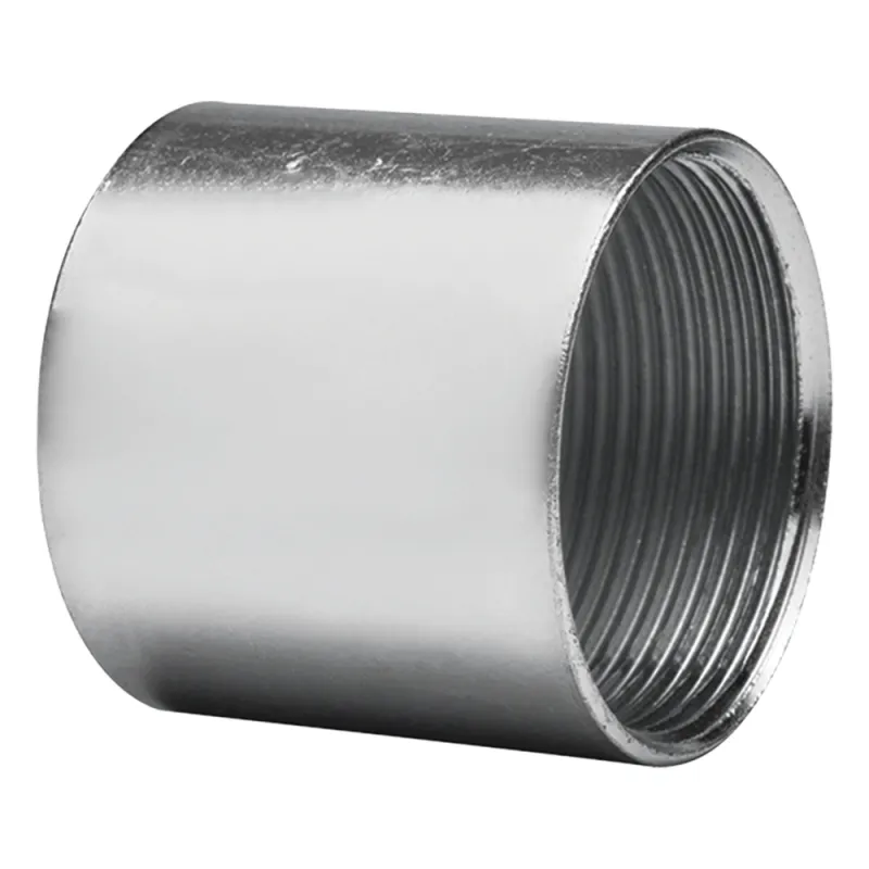 Cople Cédula 40 de 3/4" (21 mm) con Rosca / Etiqueta Naranja.