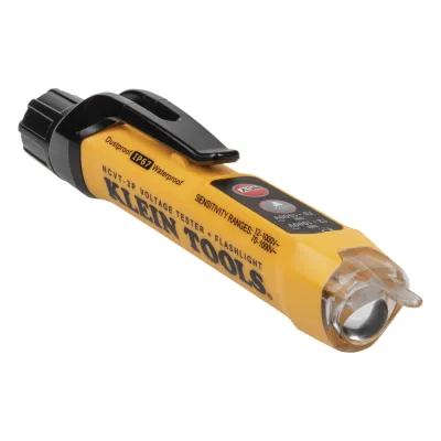Detector de Voltaje sin contacto de doble rango, de 12 - 1000 V CA con linterna.