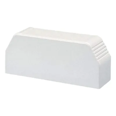 Tapa final, para uso con canaleta T70, Material PVC Rígido, Color Blanco