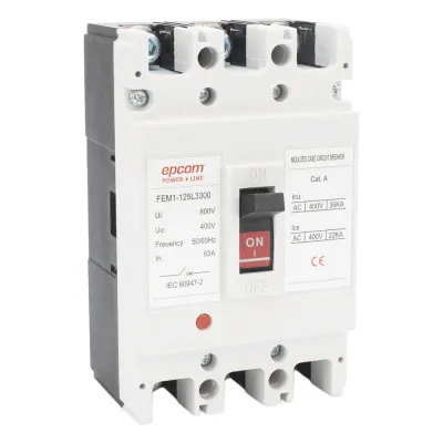 Protección Térmica/ Interruptor 3P, 20A, Corriente Alterna 690 V CA Trifásica.