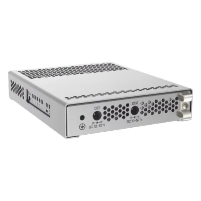 (CRS305-1G-4S+IN) Switch administrable Sistema Operativo Dual, puerto 1G Rj45, 4 puertos 10G SFP+ para Escritorio