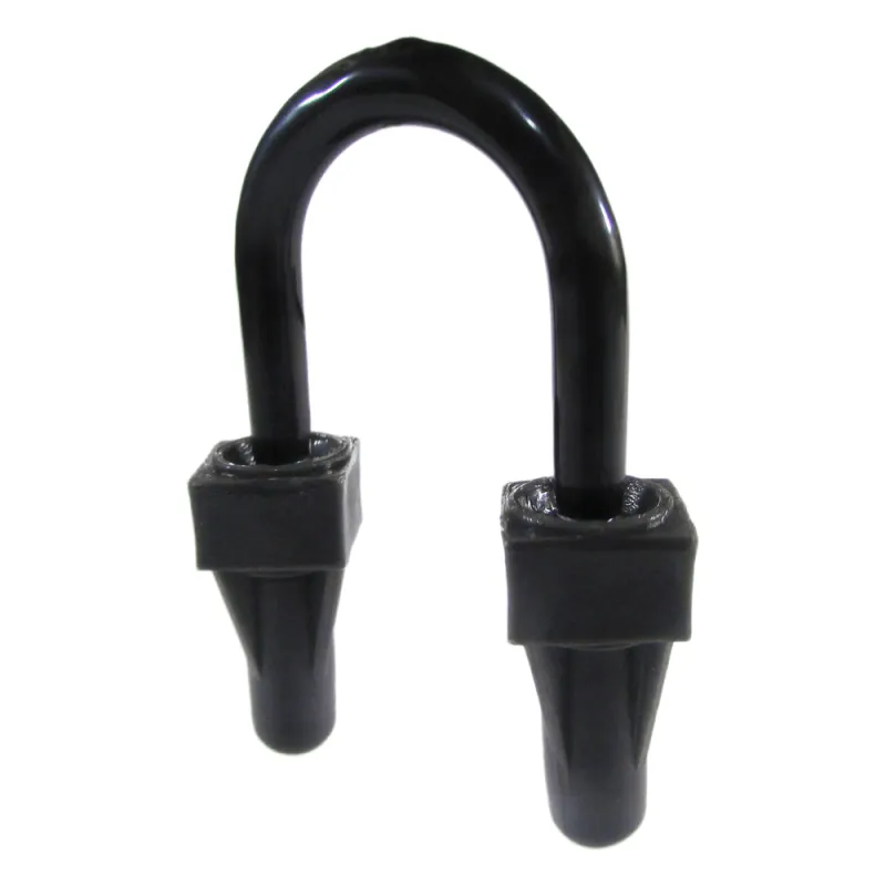 Abrazadera U de Pata Larga con Recubrimiento de PVC para Tubo de 3/4" (19 mm).