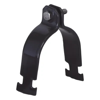 Abrazadera Unicanal con Recubrimiento de PVC de 1/2" (12.7 mm).