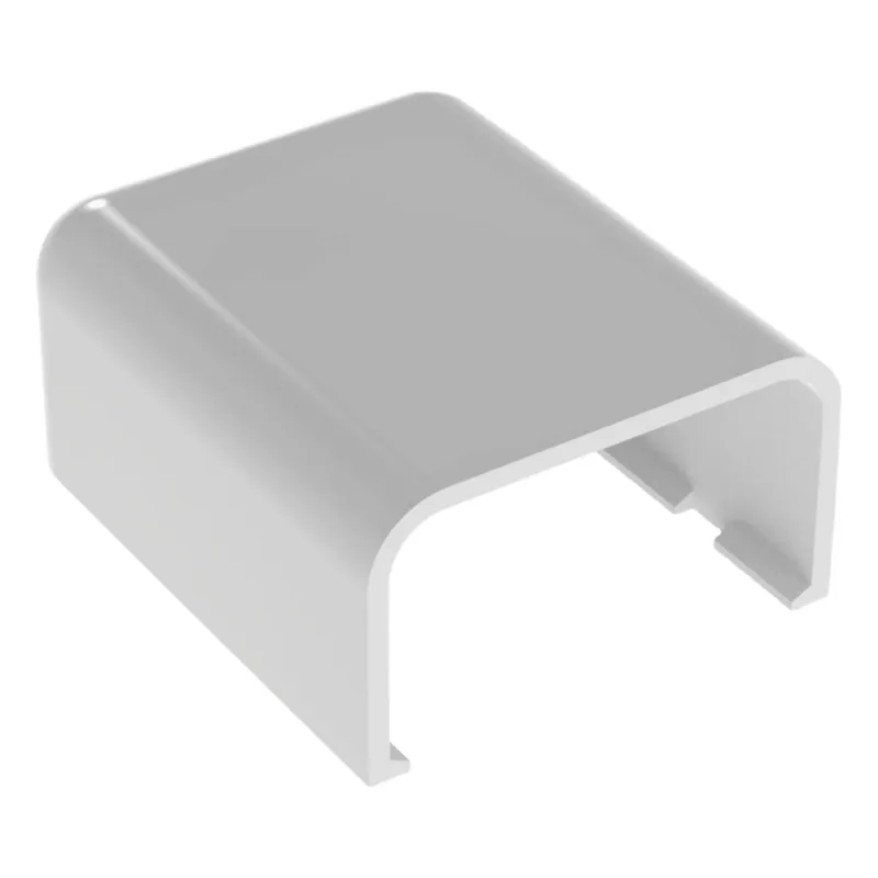Tapa Final, para uso con canaleta LD10, material ABS, Color Blanco
