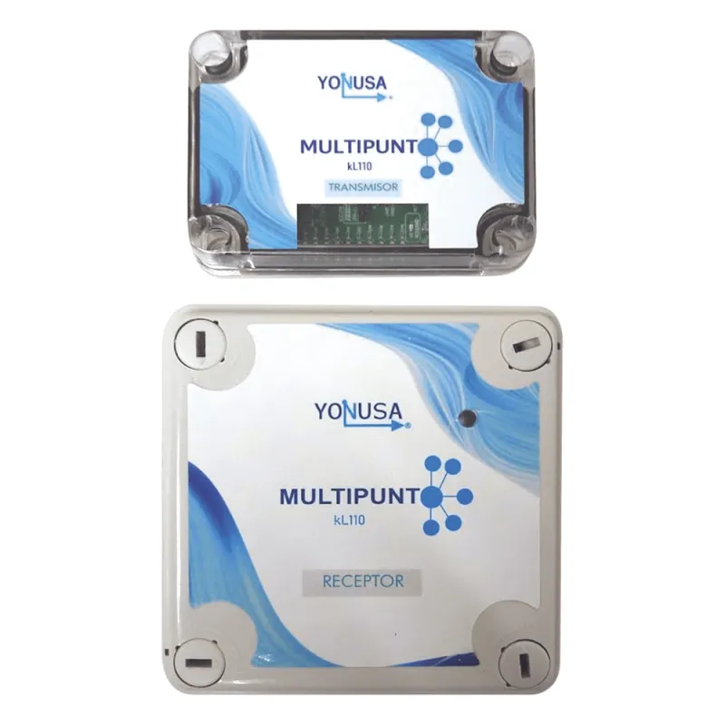 KIT Transmisor / Receptor Inalámbrico para KLT110 / 1 KM Linea de Vista / Multi-Punto Soporta 10 Equipos