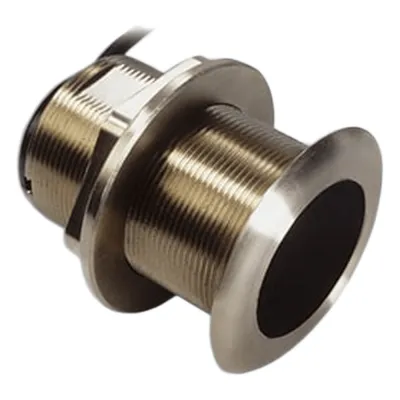 Sonda de Frecuencia Dual 50/200 kHz / 600 W / Ancho de Haz 45°-12° / Profundidad Máxima 1200 ft / Cable 33 ft / Medición de Profundidad y Temperatura / 8 Pines / Compatible con Ángulos de 8° a 15°