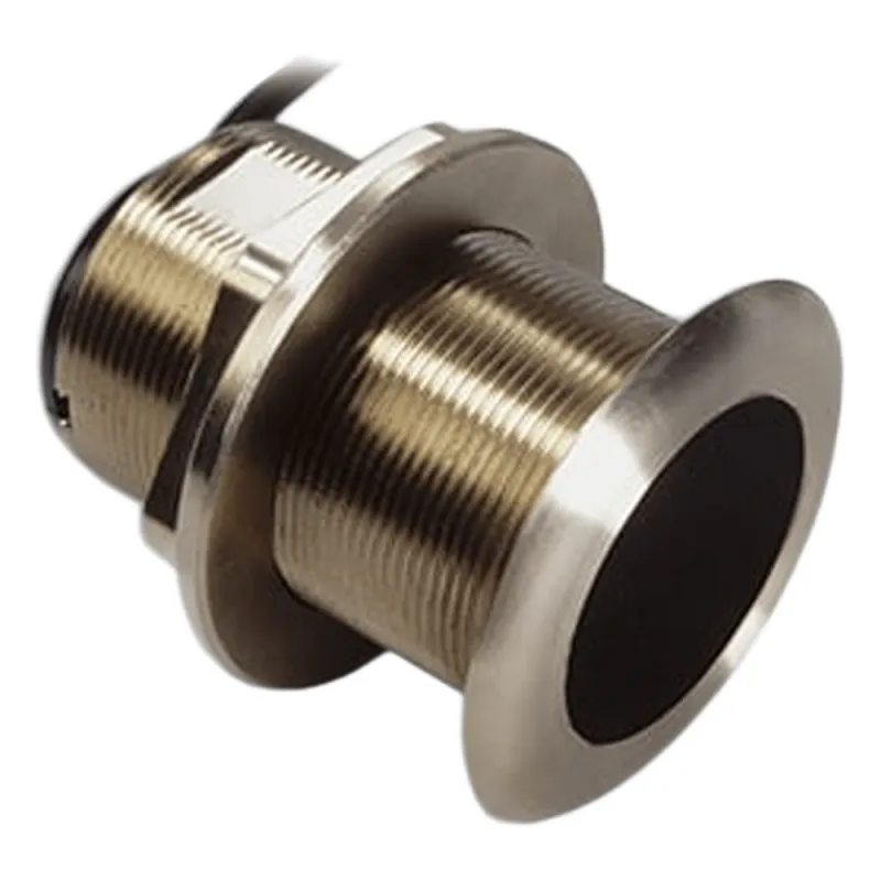 Sonda de Frecuencia Dual 50/200 kHz / 600 W / Ancho de Haz 45°-12° / Profundidad Máxima 1200 ft / Cable 33 ft / Medición de Profundidad y Temperatura / 8 Pines / Compatible con Ángulos de 8° a 15°