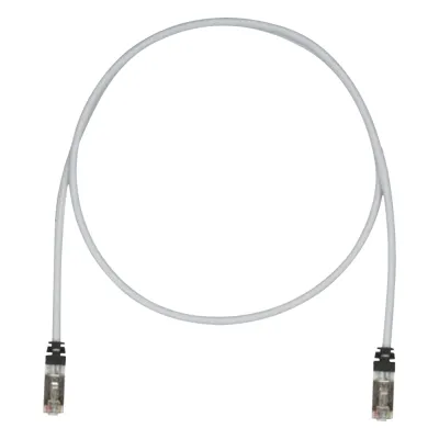 Patch Cord Cat6A, Blindado S/FTP, CM/LS0H, 5.18 Metros (17 Pies), Color Gris