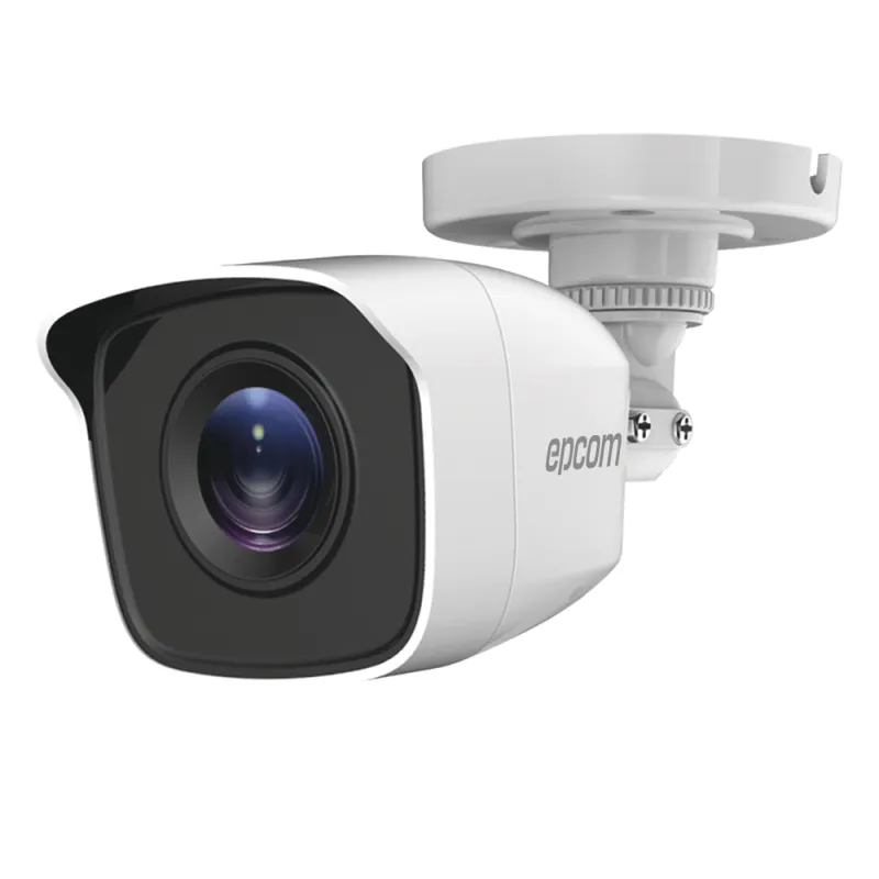 Bala TURBOHD 5 Megapíxel / Lente 2.8mm (85° de Visión) / Exterior IP66 / IR EXIR 20 mts / TVI-AHD-CVI-CVBS / Metal
