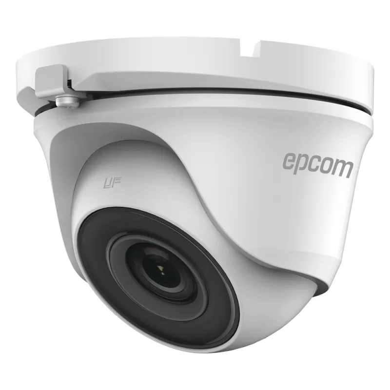 Turret TURBOHD 5 Megapíxel / 85° de Visión / Lente 2.8 mm / Exterior IP66 / IR EXIR 20 mts / TVI-AHD-CVI-CVBS / Metal