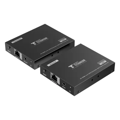 Kit Extensor HDMI para distancias de 70 metros / Resolución 4K x 2K@ 60 Hz/ Cat 6, 6a y 7 / IPCOLOR / CERO LATENCIA / SIN COMPRIMIR / Salida Loop / Control IR / Salida de audio de 3.5mm / PoC