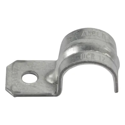 Abrazadera tipo Uña para Tubo Conduit Pared Gruesa y Conduit PVC de 1 1/4" (32 mm).