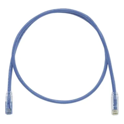 Cable de Parcheo TX6 Llaveado Azul, UTP Cat6, 24 AWG, CM, Color Azul, 0.91 Metros (3 Pies)