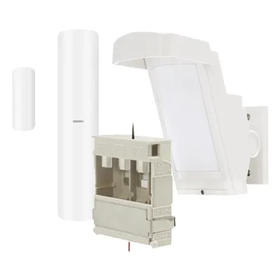 Detector de Movimiento PIR Antimascara / 100% Exterior / Inalámbrico / Hasta 12 metros a 85°; de cobertura/ Instalación a 3 metros / Incluye transmisor DS-PDMC-EG2-WB(B) para paneles AXPRO