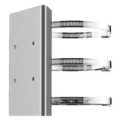 Montaje de Poste para PTZ / Acero Inoxidable / Compatible con PTZ HIKVISION