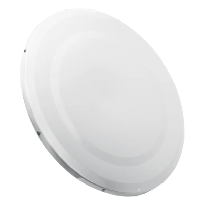Antena Direccional de Alto Rendimiento / 33.0 ± 1 dBi / 3 ft / 5.9-7 GHz / Conectores SMA Hembra Inverso / Alto Aislamiento al Ruido / Fácil Montaje y herraje de acero inoxidable / Radomo Incluido
