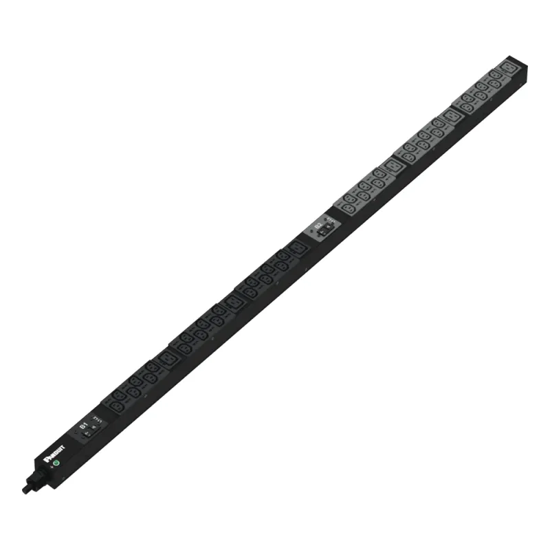 PDU Básico para Distribución de Energía, Enchufe de Entrada NEMA L6-30P, Con 36 Contactos C13 y 6 C19, de Instalación Vertical, 30 Amp, 208 Vca
