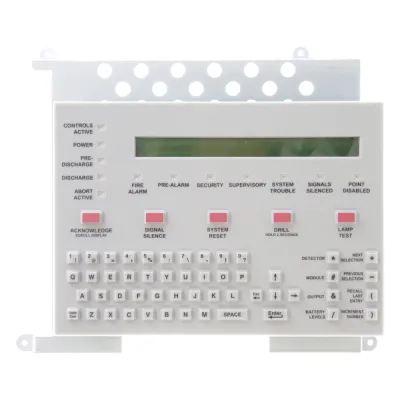 Teclado con Pantalla LCD de 80 Caracteres / Teclado QWERTY Completo / para Paneles NOTIFIER Serie ONYX NFS-320 y NFS2-640