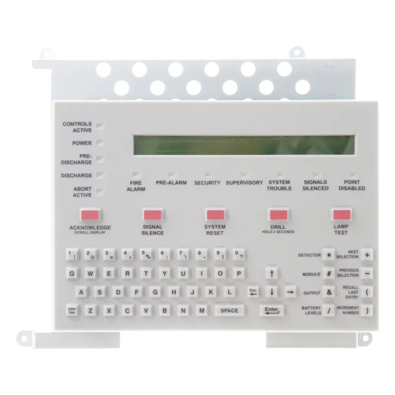Teclado con Pantalla LCD de 80 Caracteres / Teclado QWERTY Completo / para Paneles NOTIFIER Serie ONYX NFS-320 y NFS2-640