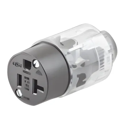 Conector Iluminado 20 A 125 V CA 2 Polos 3 Hilos (Nema 5-20R).