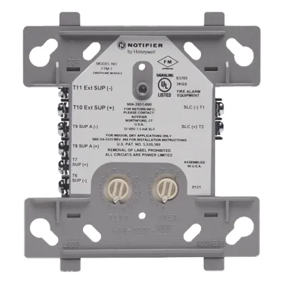 Módulo de control direccionable para teléfono de bomberos con tecnología FlashScan para paneles NOTIFIER