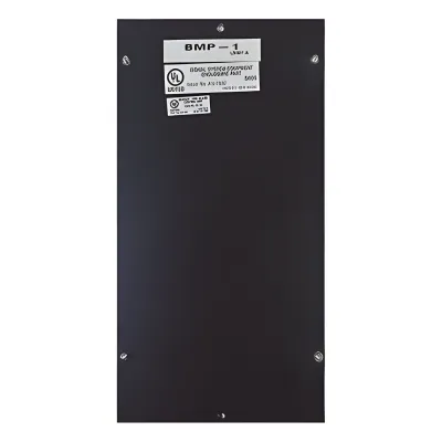 Placa ciega para cubrir una posición de módulo sin usar en paneles y anunciadores de incendio NOTIFIER, compatible con módulos opcionales NCM-W, NCM-F y TM-4