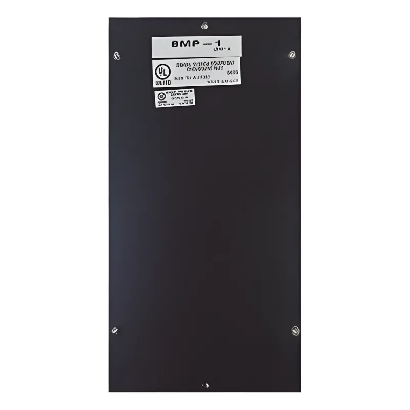 Placa ciega para cubrir una posición de módulo sin usar en paneles y anunciadores de incendio NOTIFIER, compatible con módulos opcionales NCM-W, NCM-F y TM-4