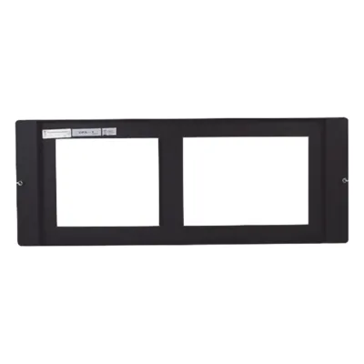 Placa de vestidura para chasis CA-1 con DVC-EM, DVC-KD y micrófono CMIC-1, en gabinetes NOTIFIER serie CAB-4