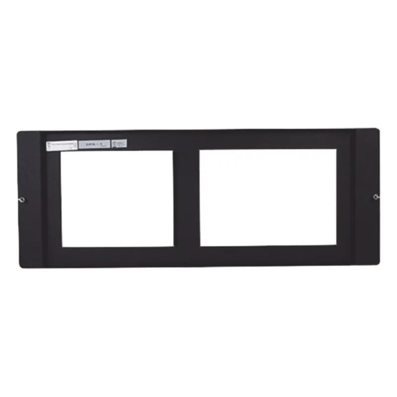 Placa de vestidura para chasis CA-1 con DVC-EM, DVC-KD y micrófono CMIC-1, en gabinetes NOTIFIER serie CAB-4