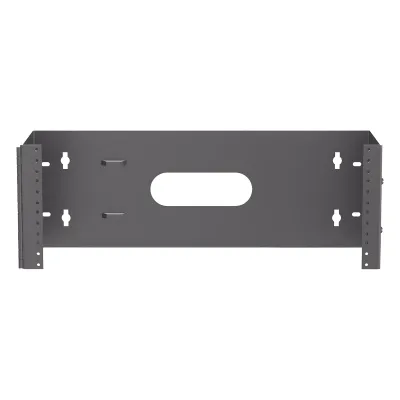 Rack Abierto de Instalación en Pared con Bisagras, Profundidad de 159 mm, 19 in de Ancho, 4 UR, Color Negro